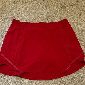 Lululemon Hotty Hot High Rise Skirt size 14